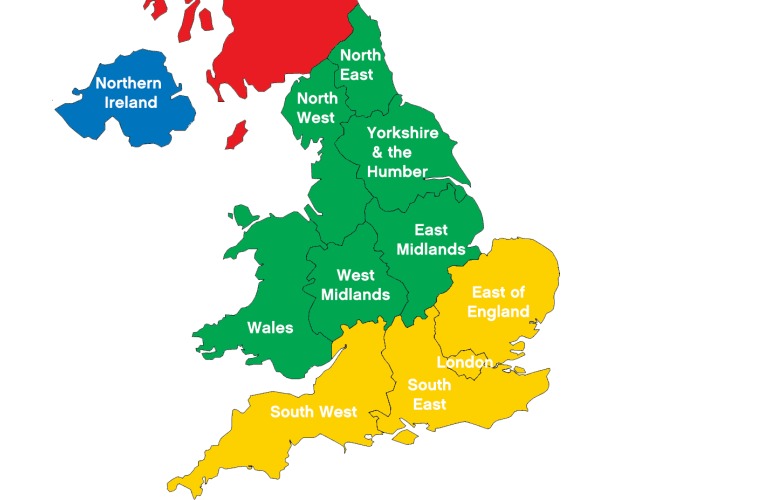 Map of the country