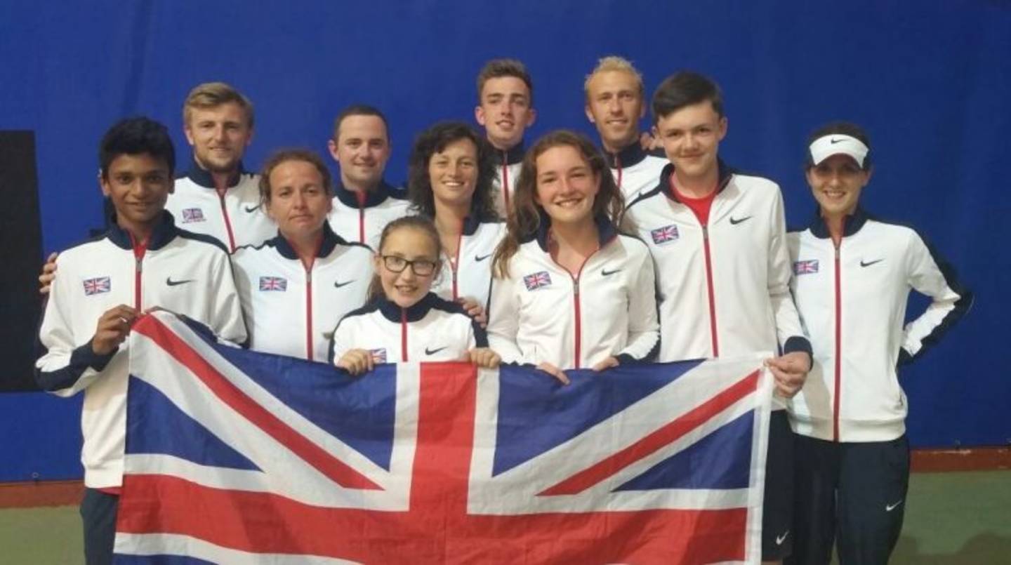 GB Squad at the 2016 European Deaf Tennis Championships