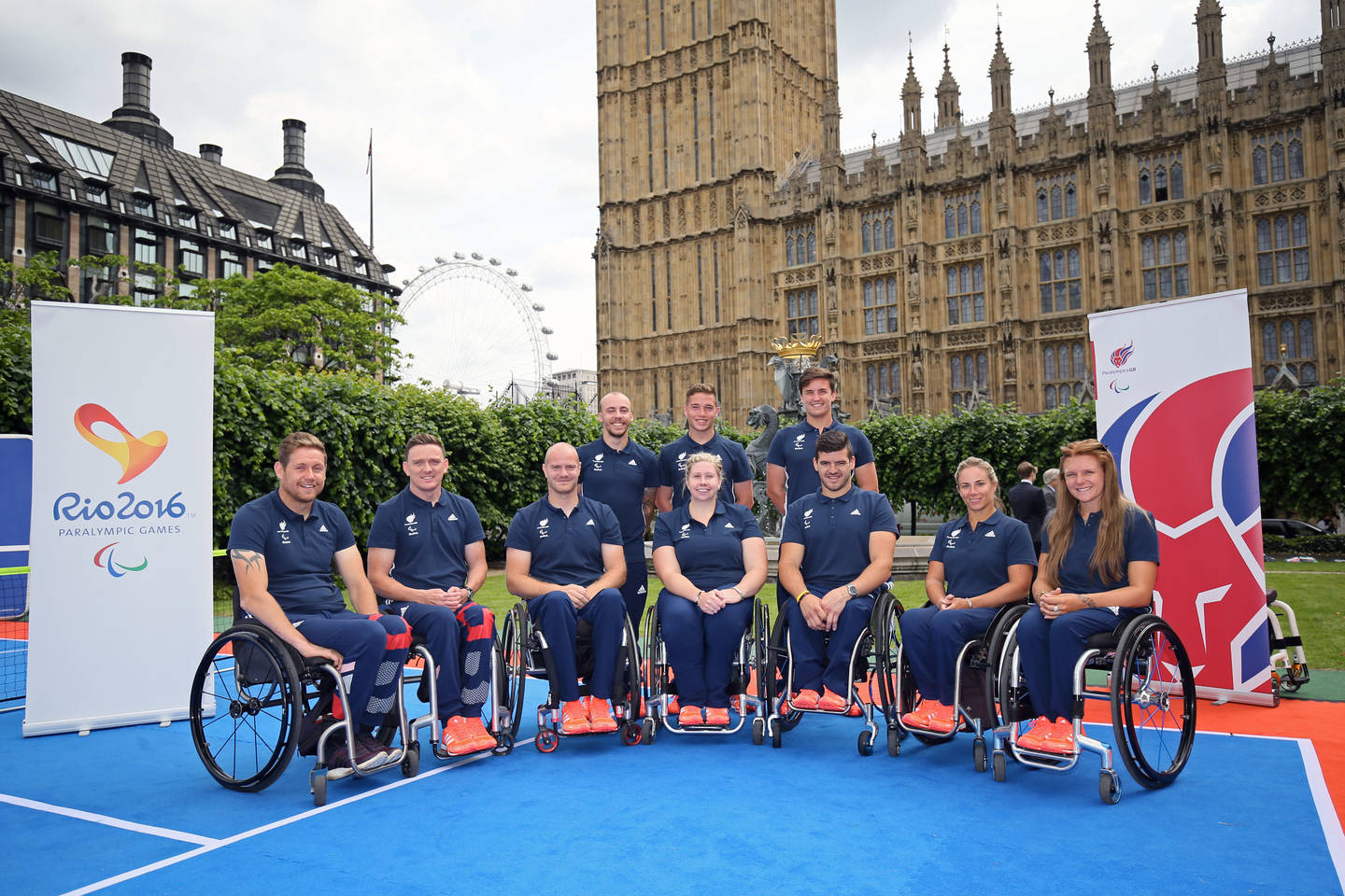 ParalympicsGB Rio 2016 wheelchair tennis team