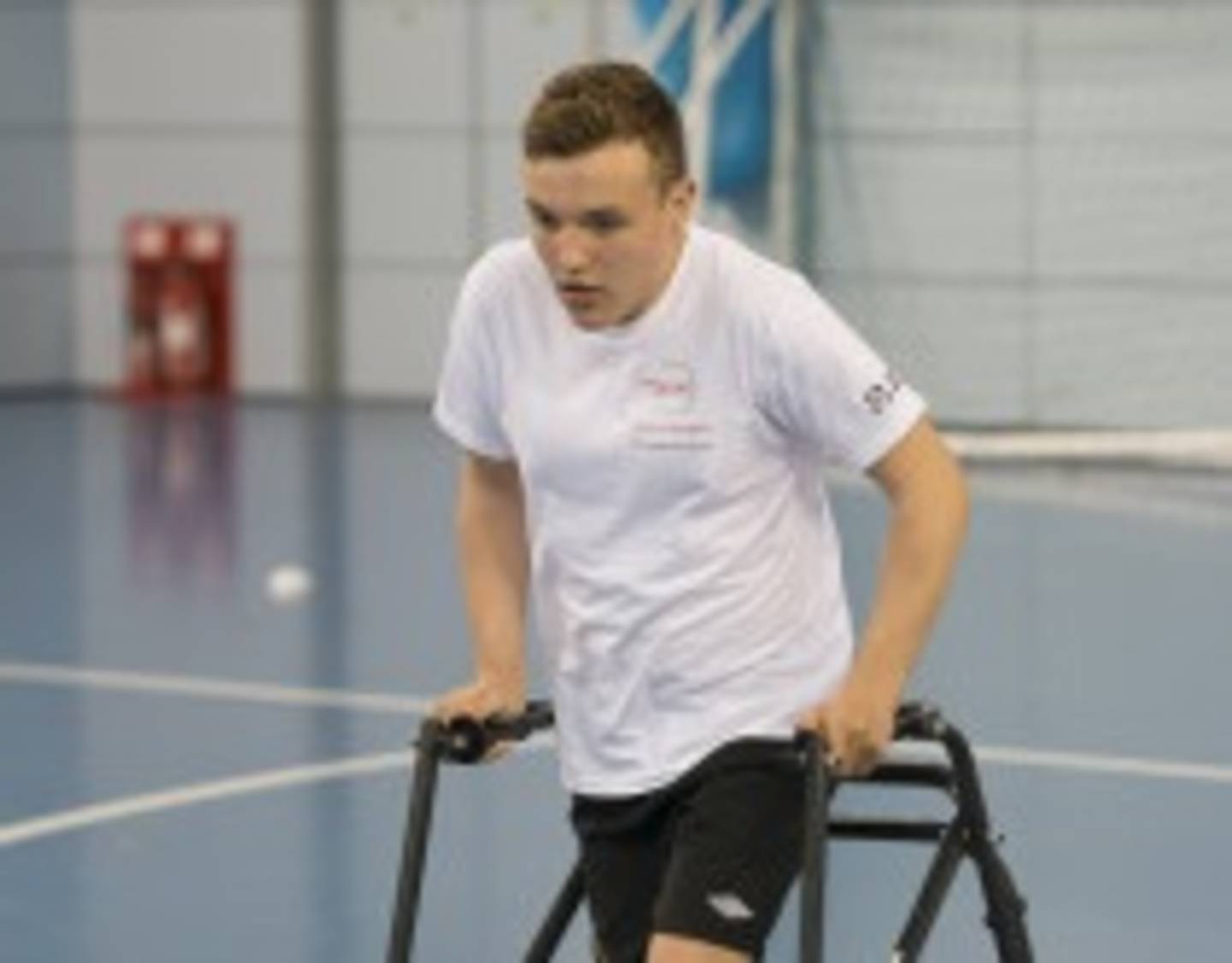 Young ambassador Jamie Westerman playing Frame Football