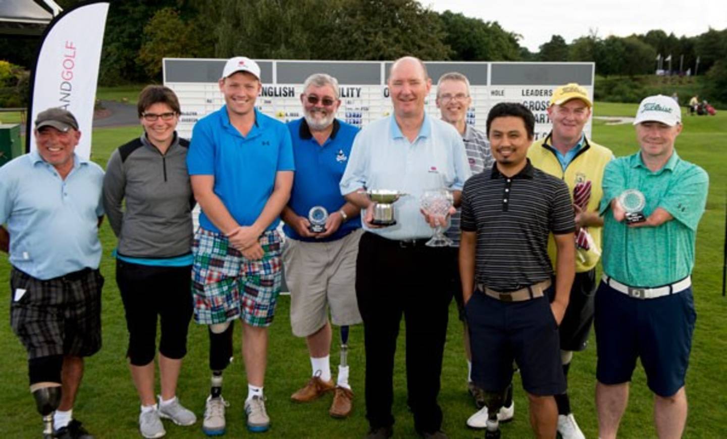Competitors at first English Disability Open