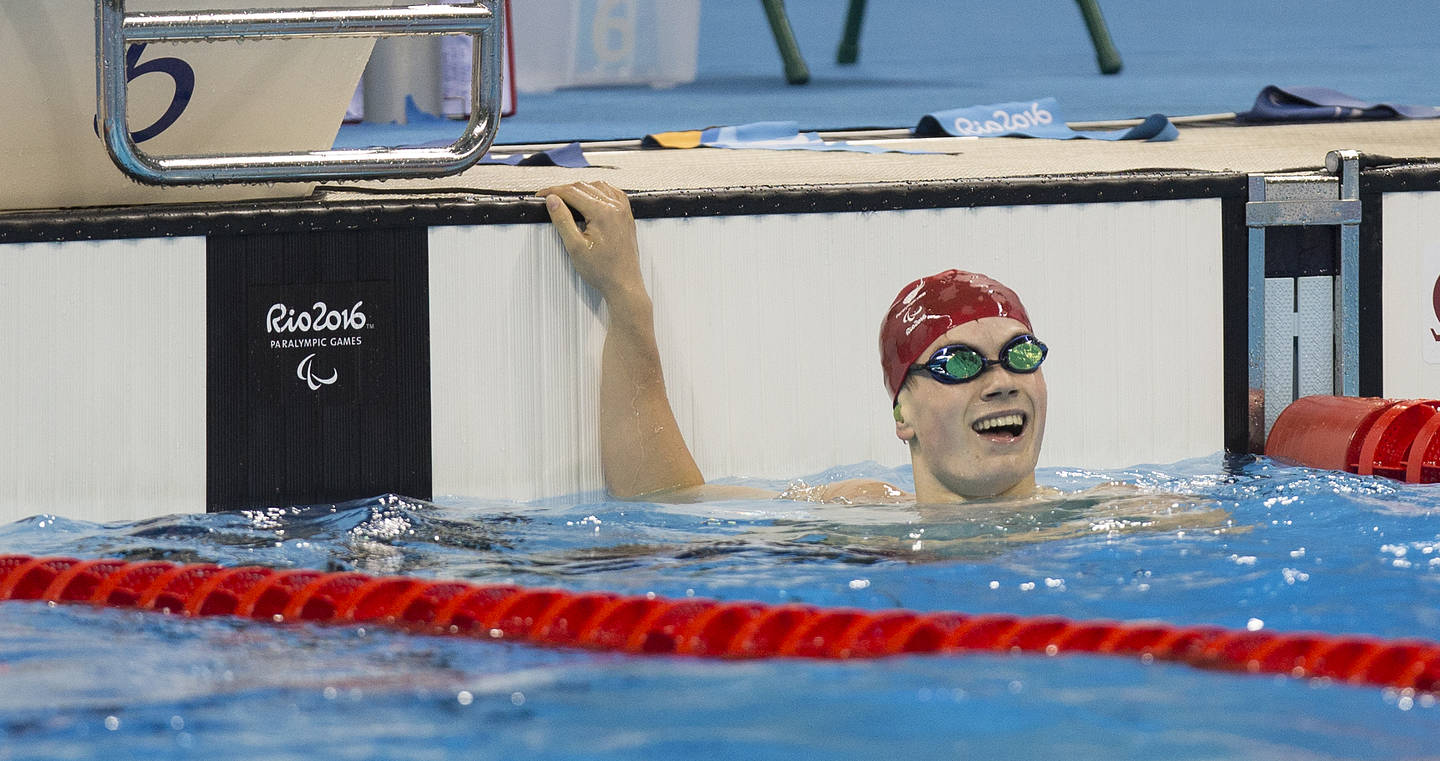Tom Hamer swimming in Rio 2016
