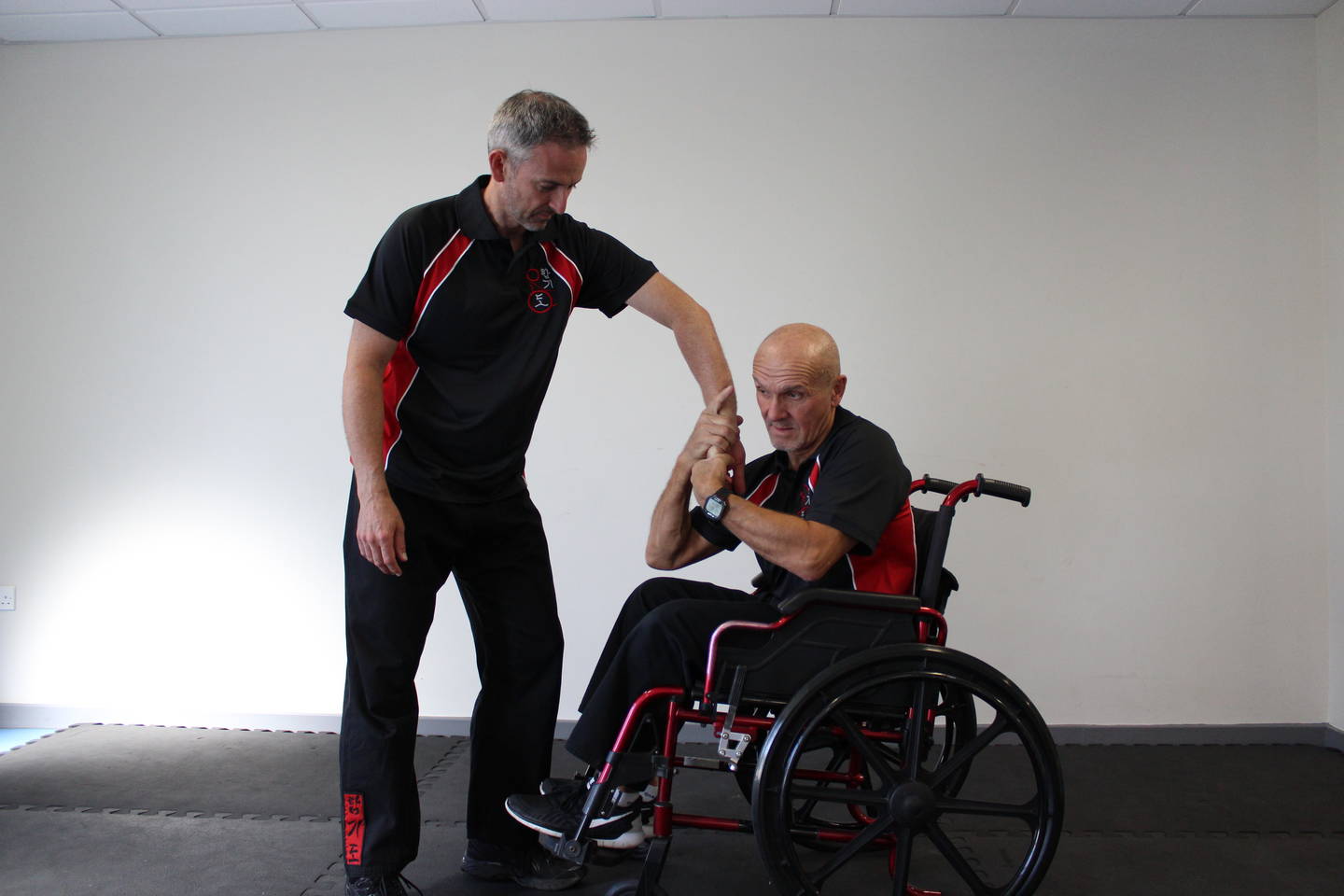 Rick Lee demonstrating a Hapkido technique