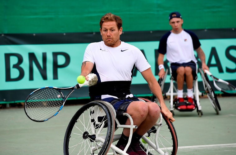 Doubles pair Antony Cotterill and Anday Lapthorne