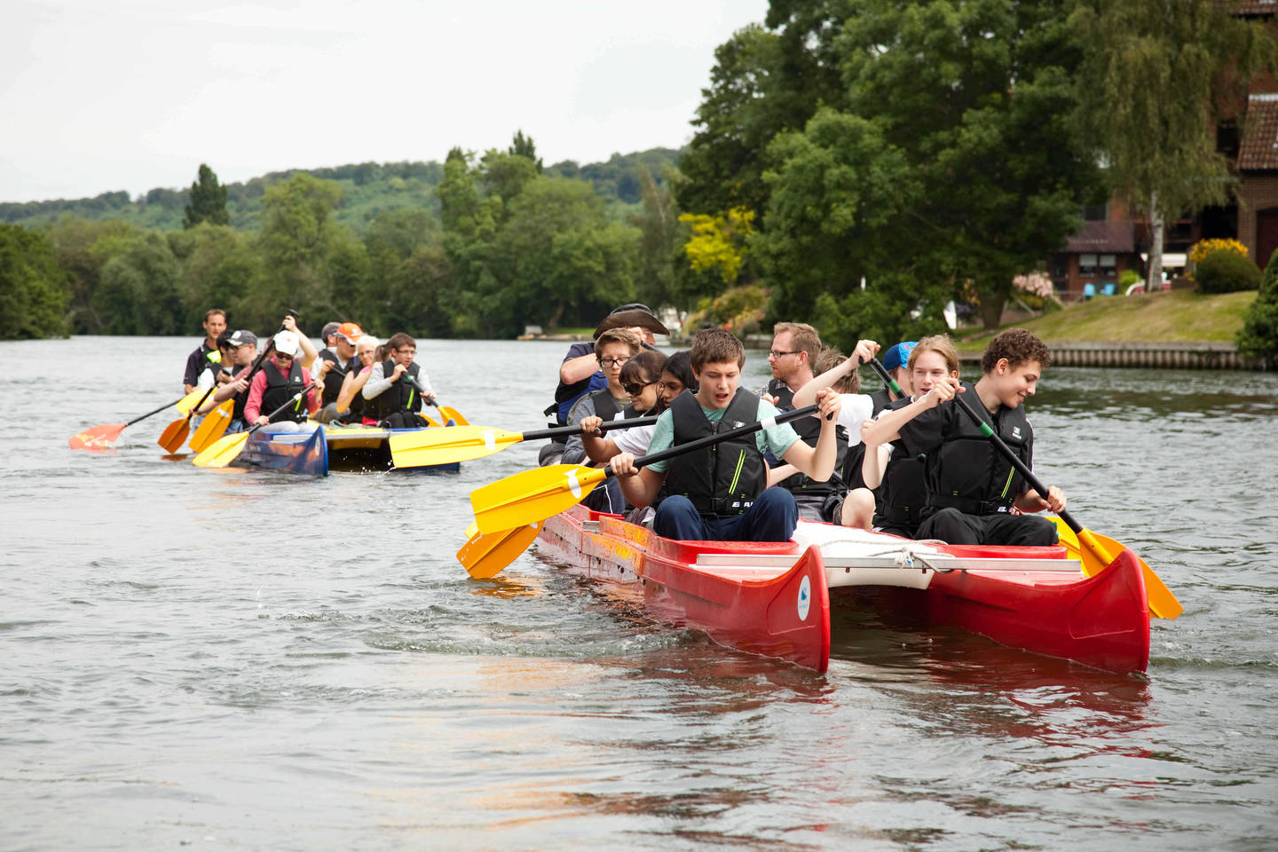 Bell boating on the River Thames