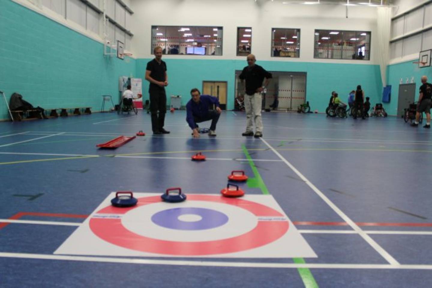 Curling at the Birmingham Inclusive Sports Fest