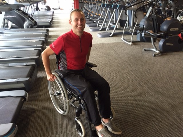 Fitness instructor Gary in the gym 