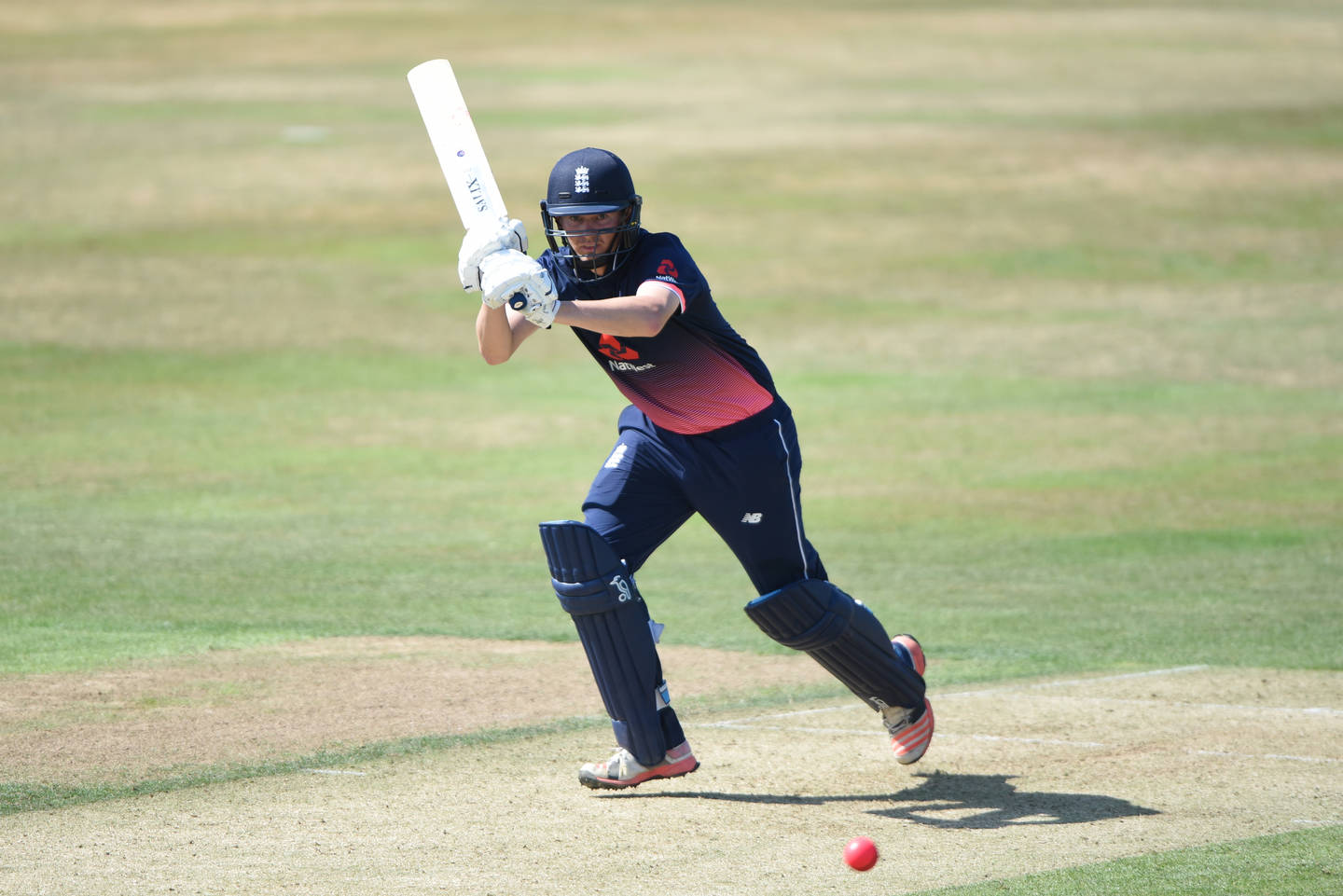 Chris Edwards batting at the INAS Tri Series 2017