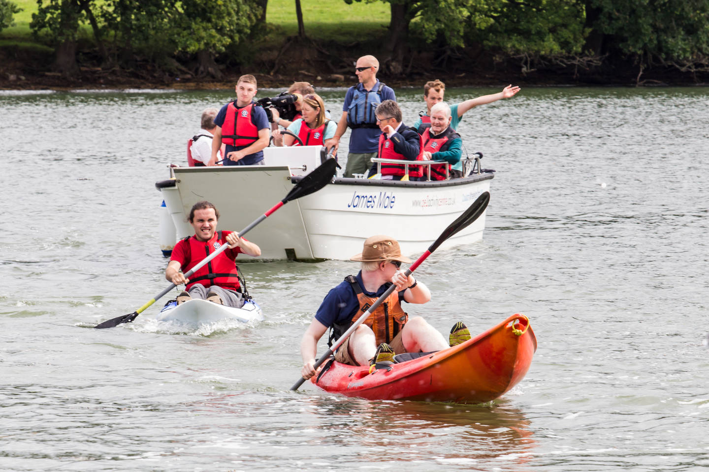 New Coulam Wheelyboat V20 launched at QE2 Activity Centre in memory of James Male