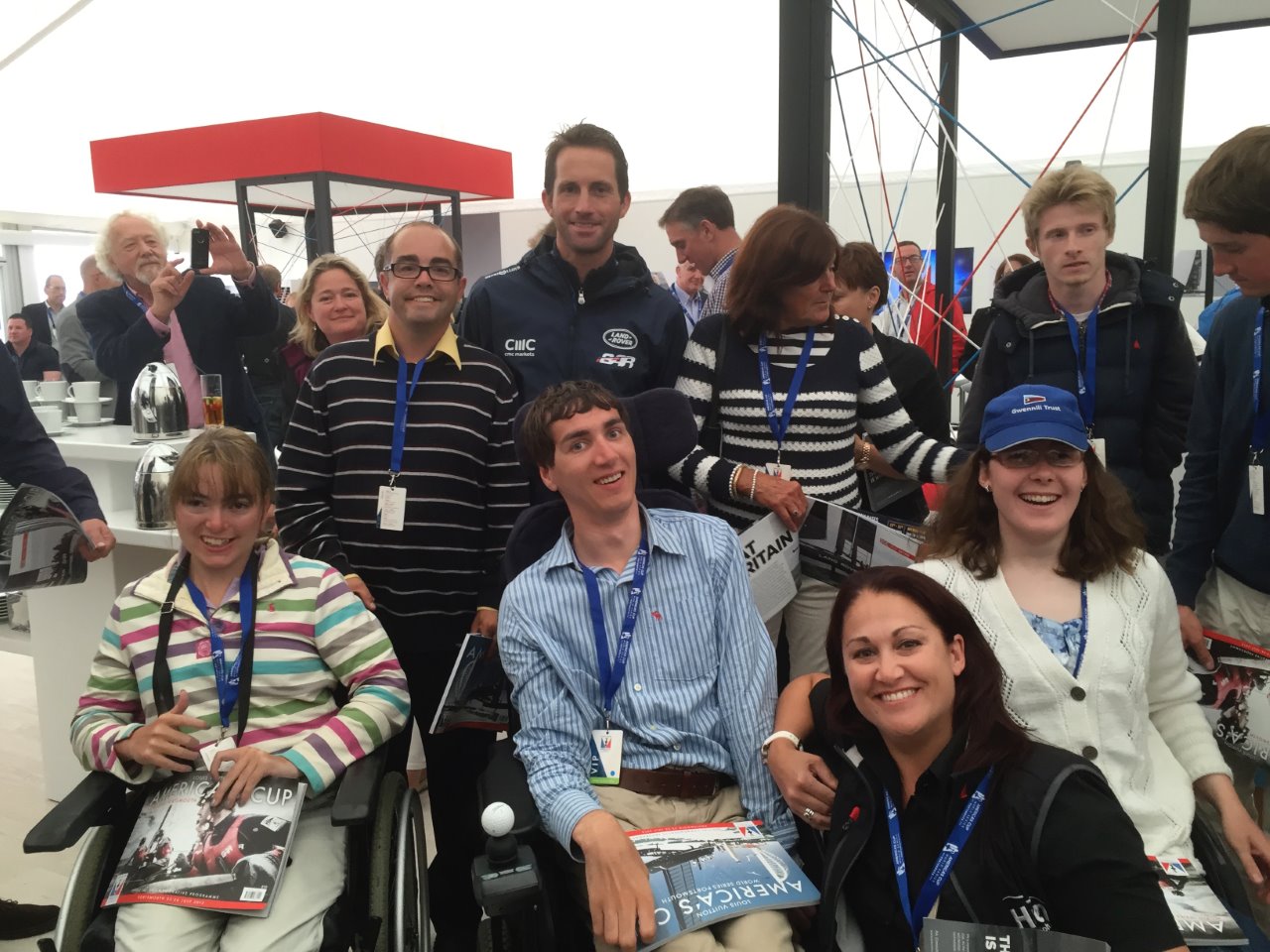 Peter Wagner with friends made through sailing