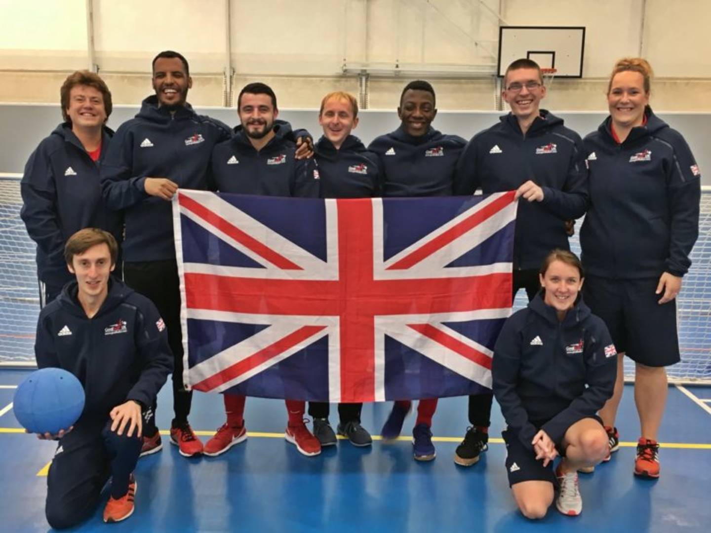 GB Goalball men's squad 2017