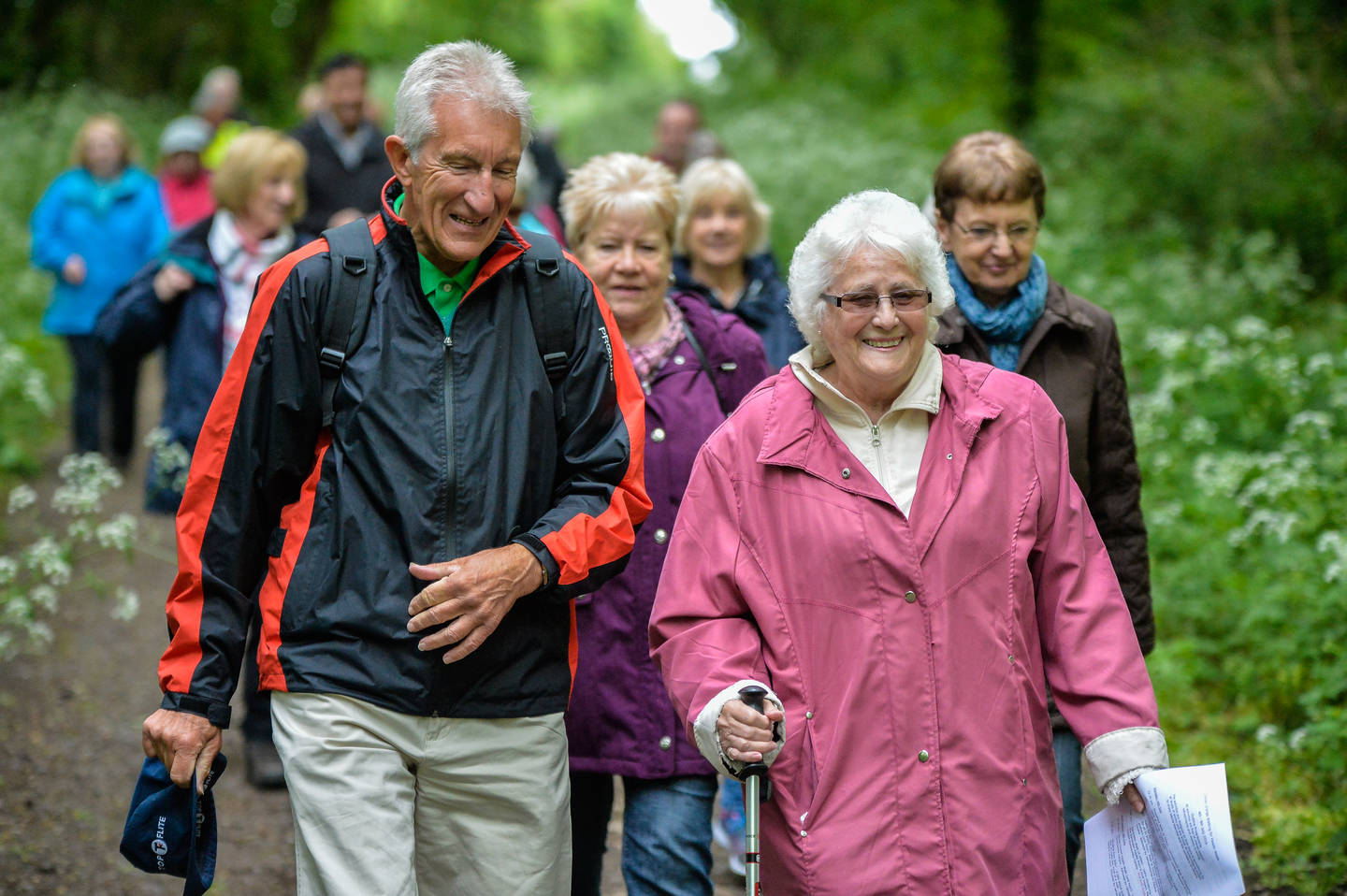 Older people walking