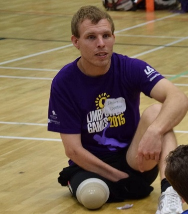 Danny Campion after training session. 