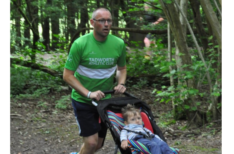 Steve and Joe at parkrun 