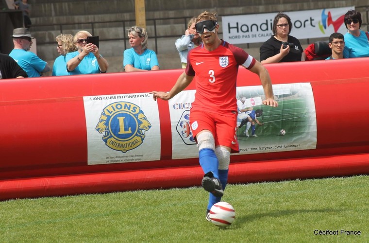 Owen Bainbridge as captain for England in France. 