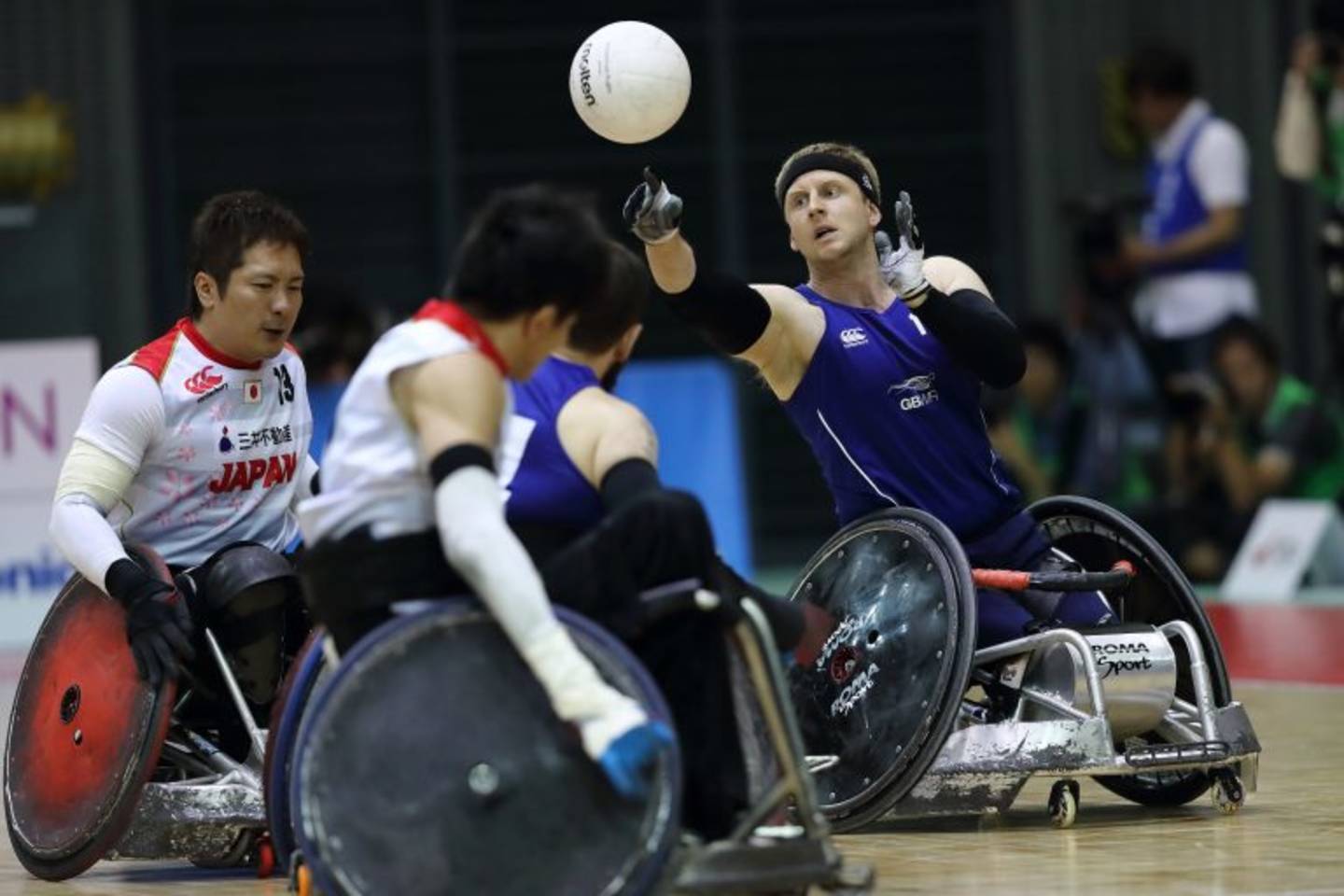 GB wheelchair rugby player Aaron Phipps