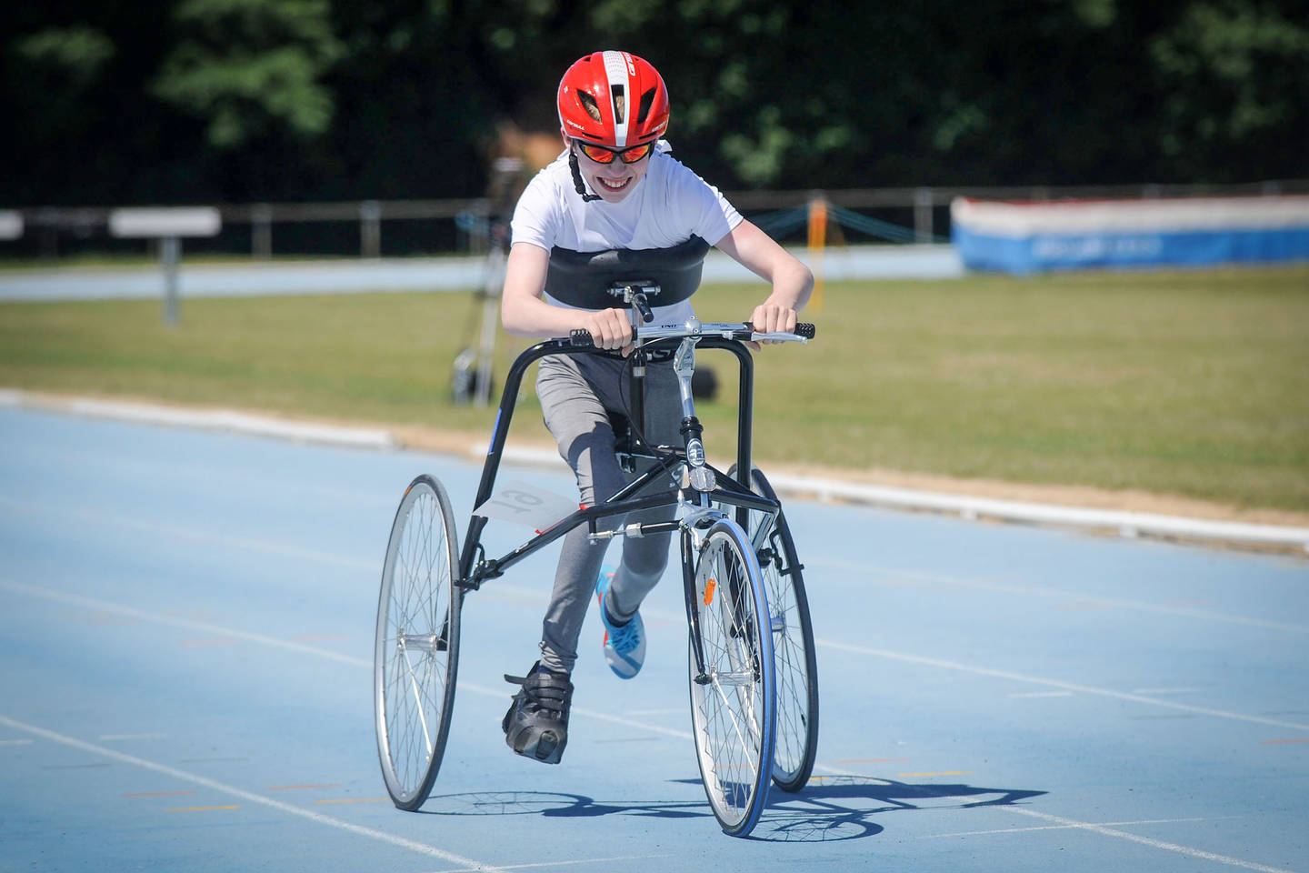 Thomas Talbot competing in RaceRunning event
