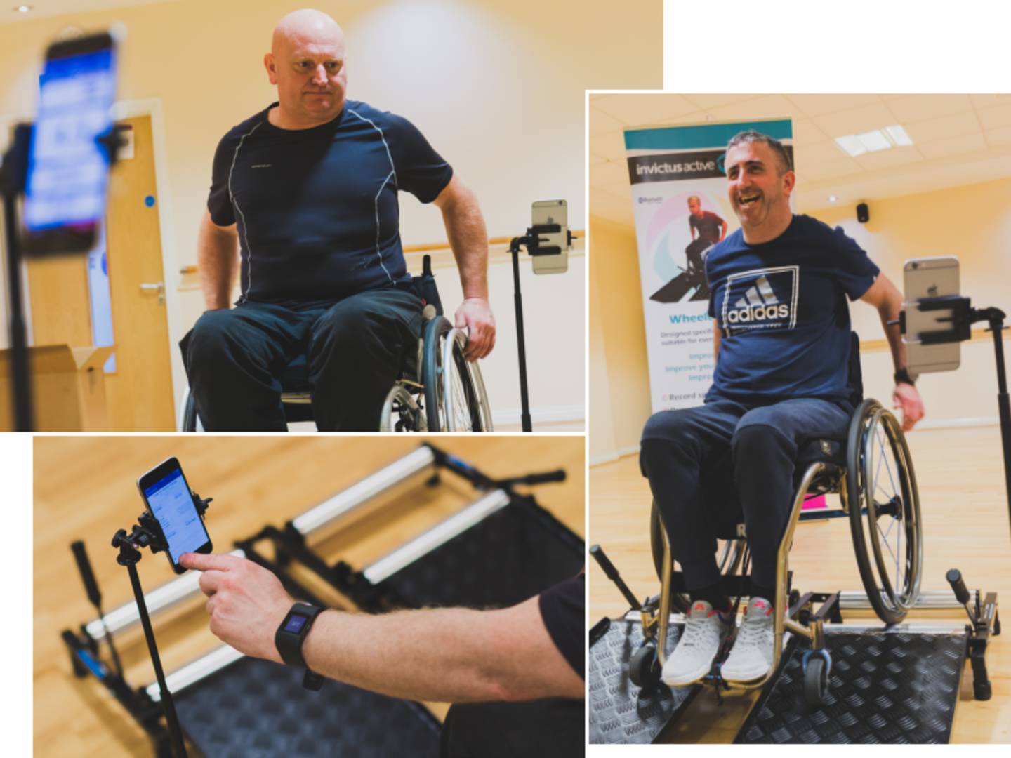 Invictus Active Trainer wheelchair treadmill 