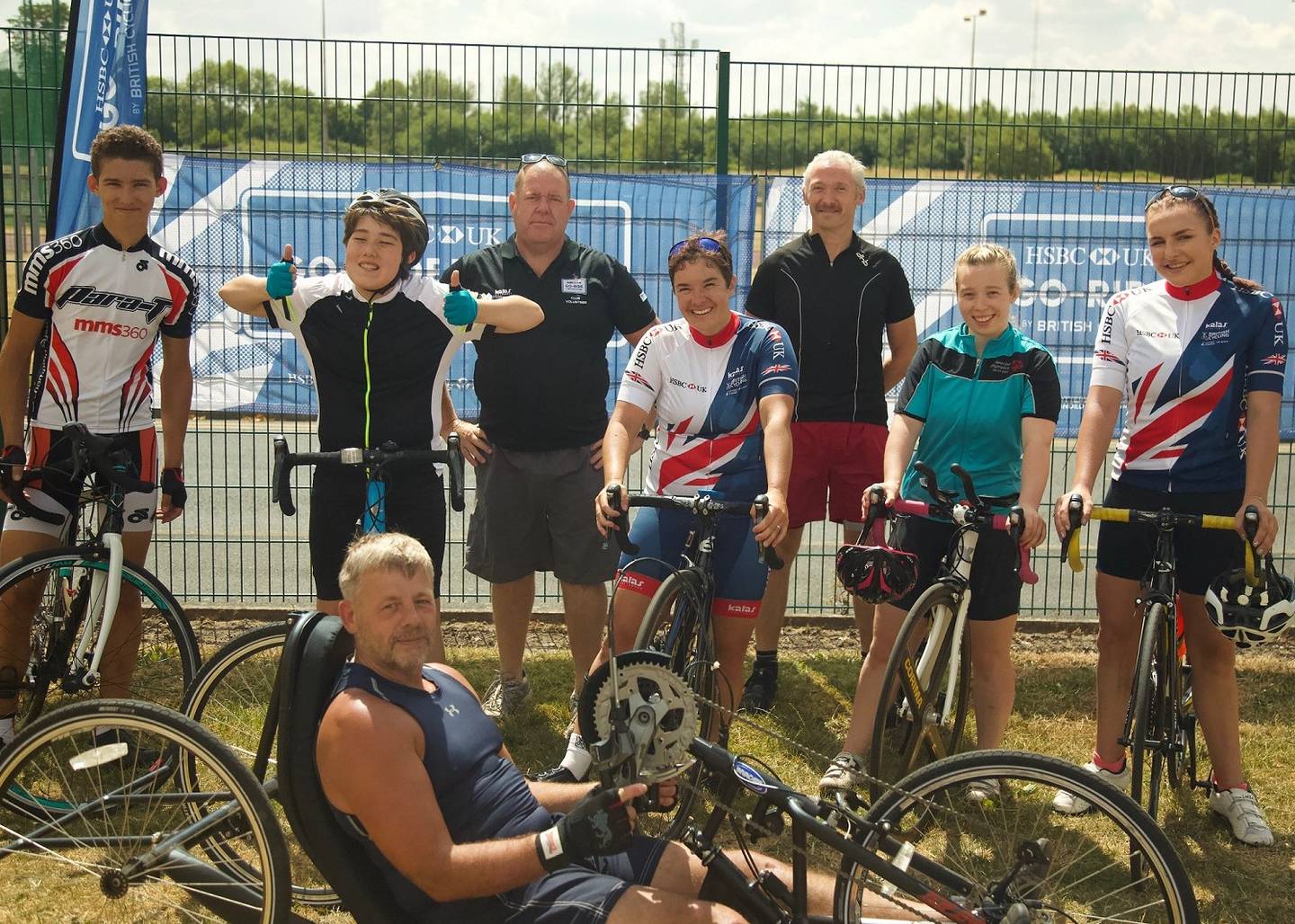 Participants at British Cycling Disability Hub session 