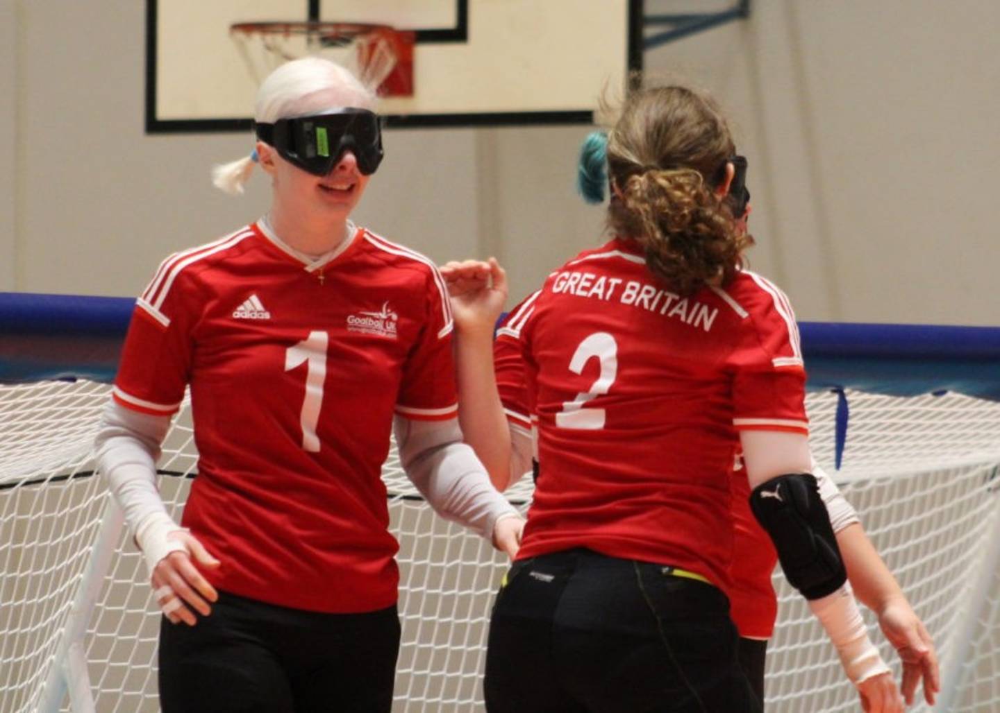 Players on women's GB Goalball squad