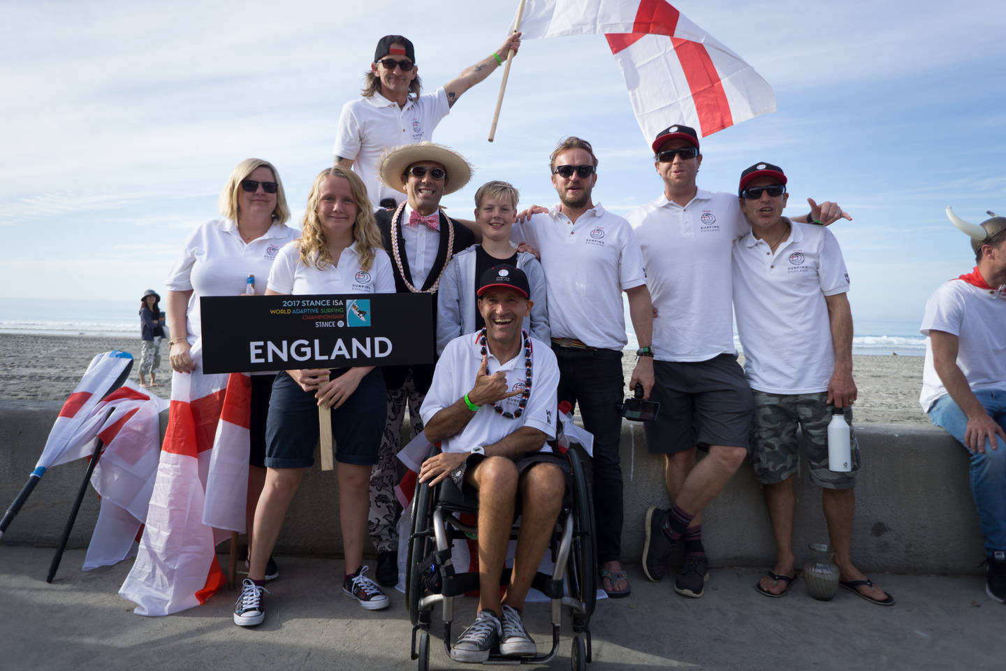 Adaptive surfing team going to California