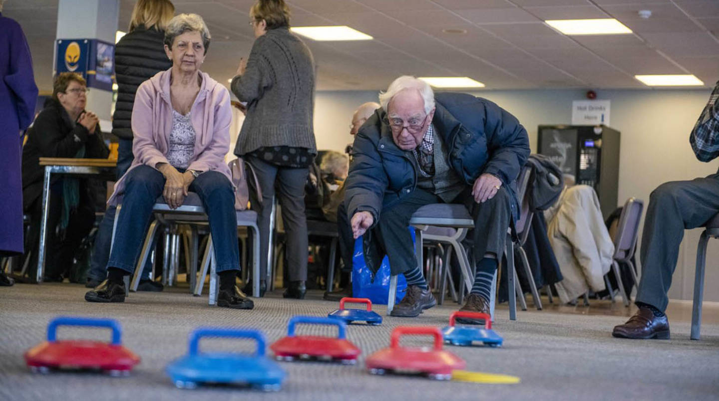 People with Dementia playing adapted sports