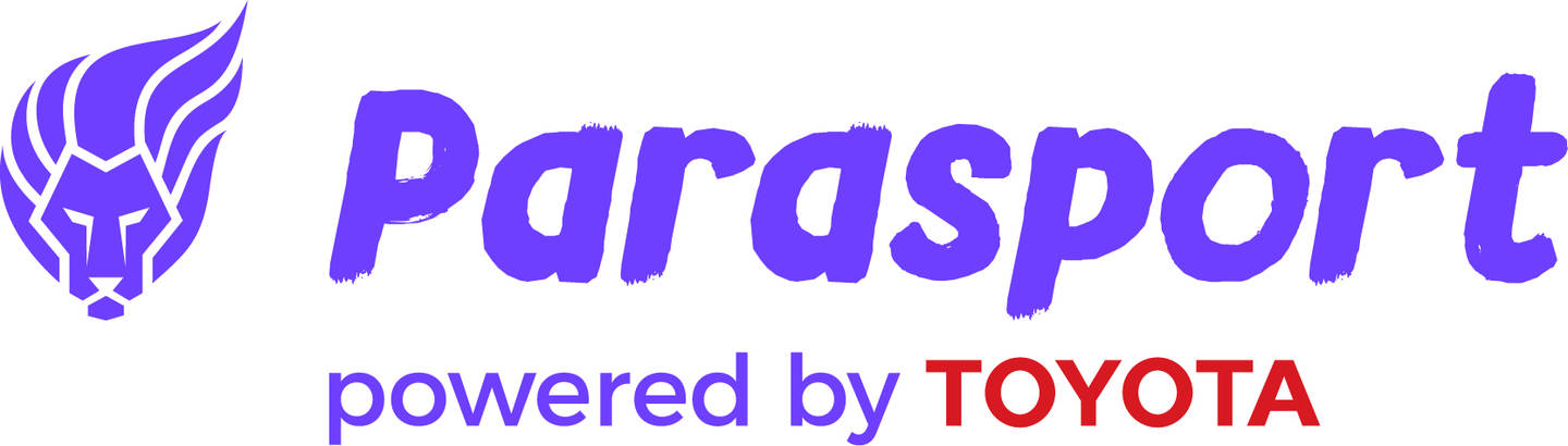 Parasport powered by Toyota logo 