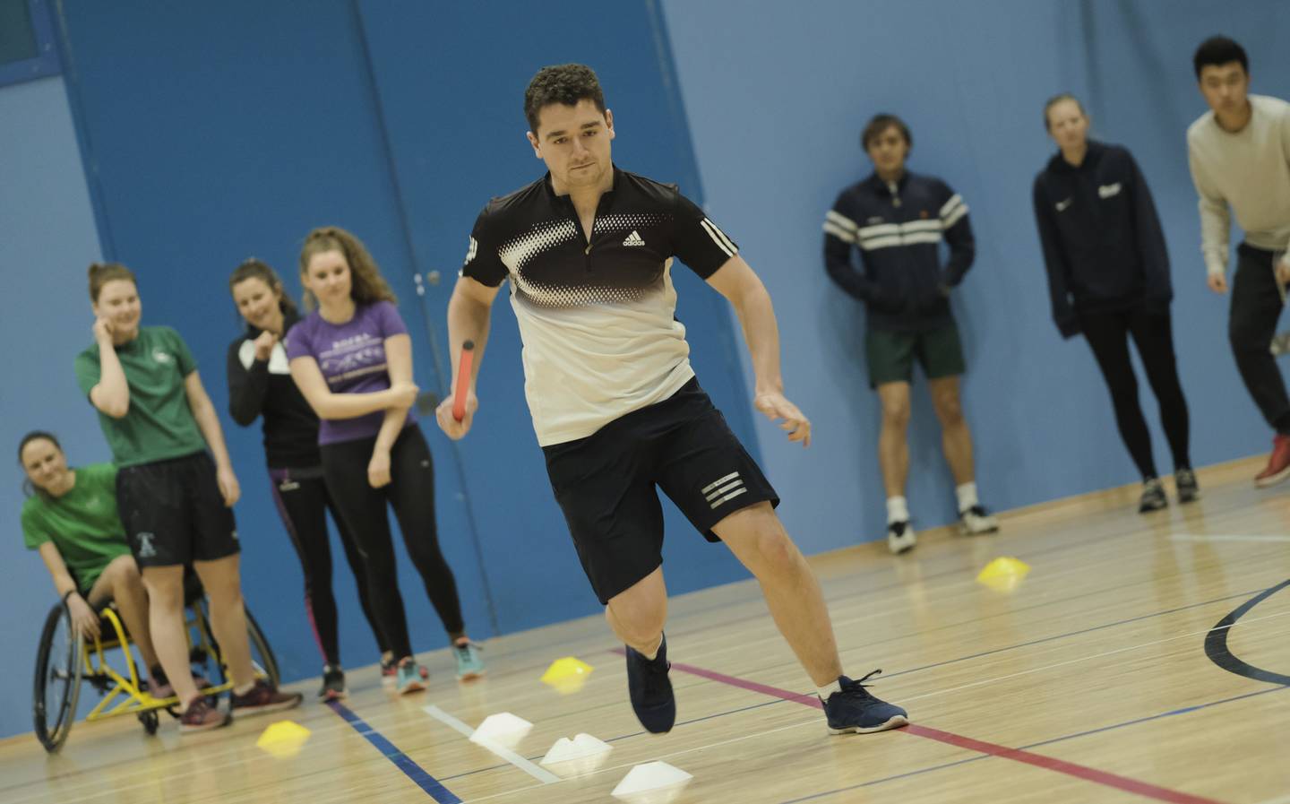 Student taking part in practical exercise during workshop
