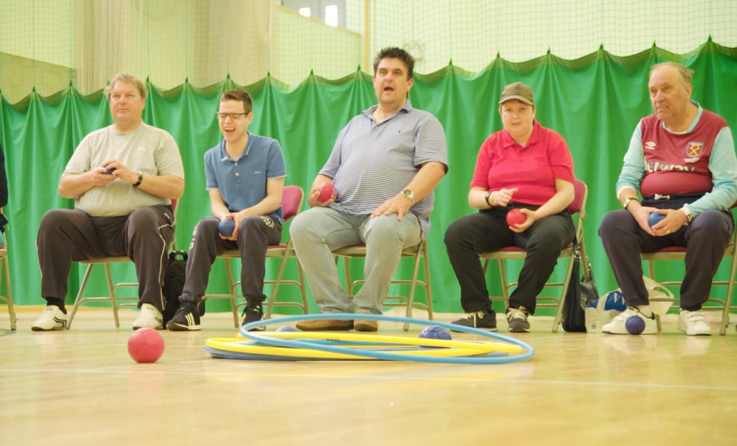 Sport for Confidence boccia session 