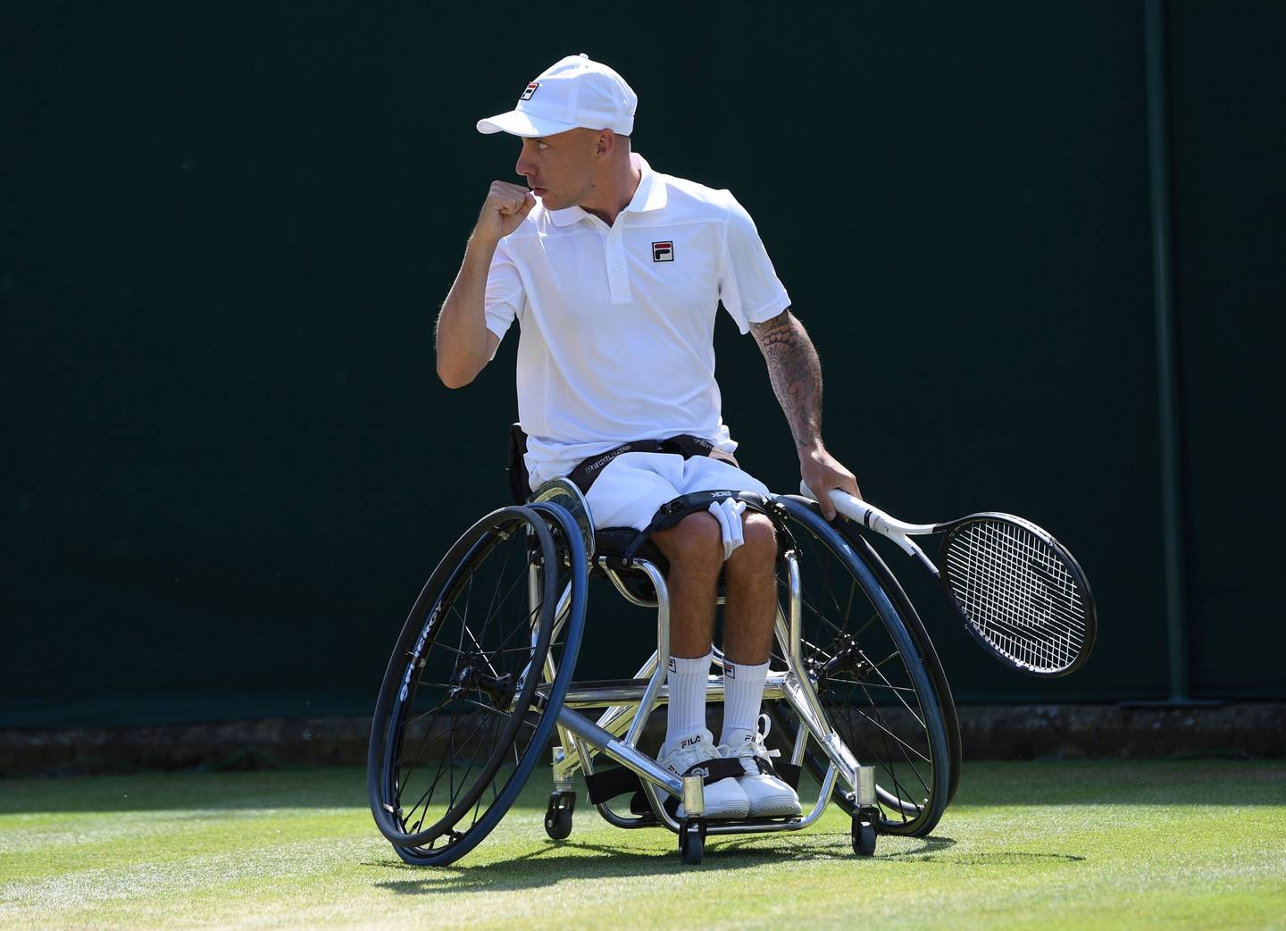 Andy Lapthorne at Wimbledon 2019