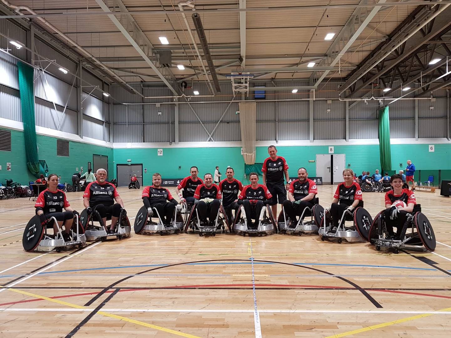 Saracens Wheelchair Rugby Club group shot