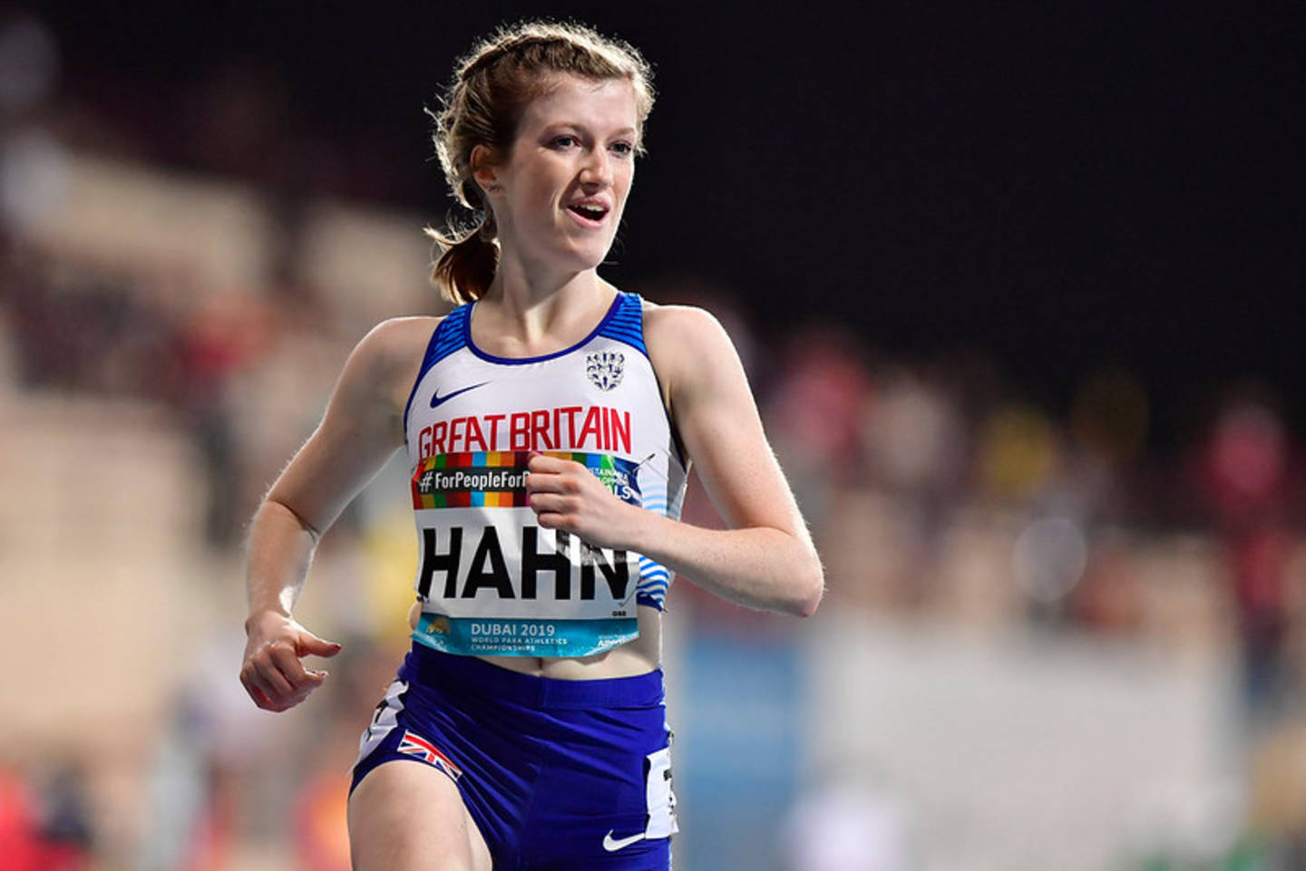 Sophie Hahn sprints to victory in T38 100m final at World Para Athletics Championships 2019