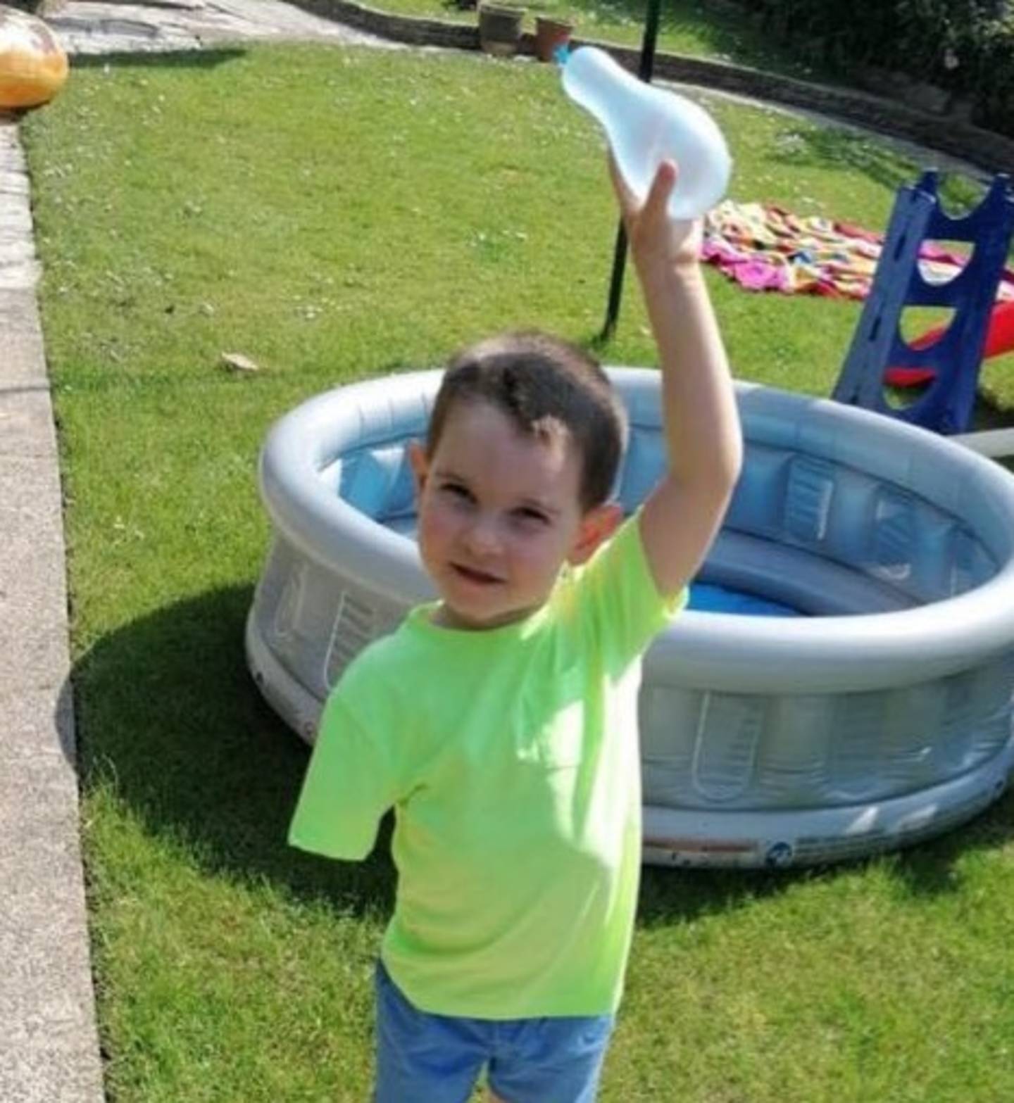 Harrison being active in his garden