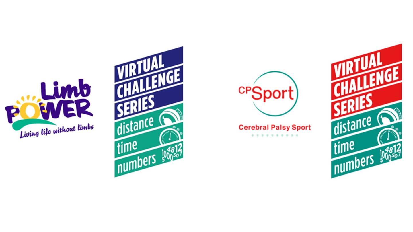 CP Sport and LimbPower Virtual Challenge Series logos
