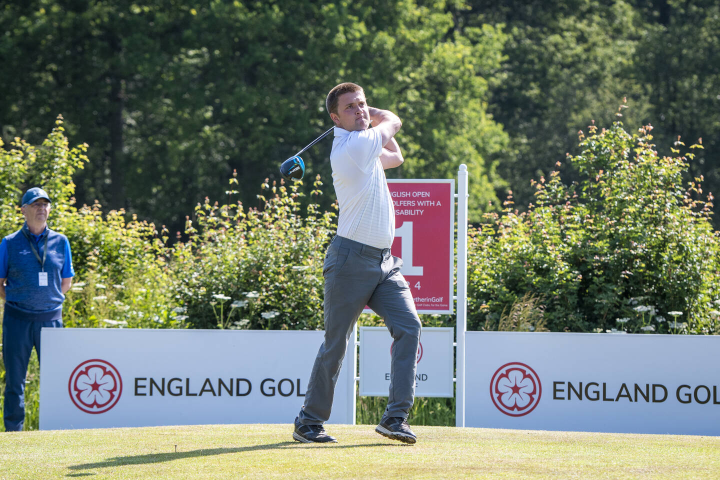 Kipp Popert - the Kent golfer, who has Cerebral Palsy affecting his lower body, won the 2021 English Open for Golfers with a Disability