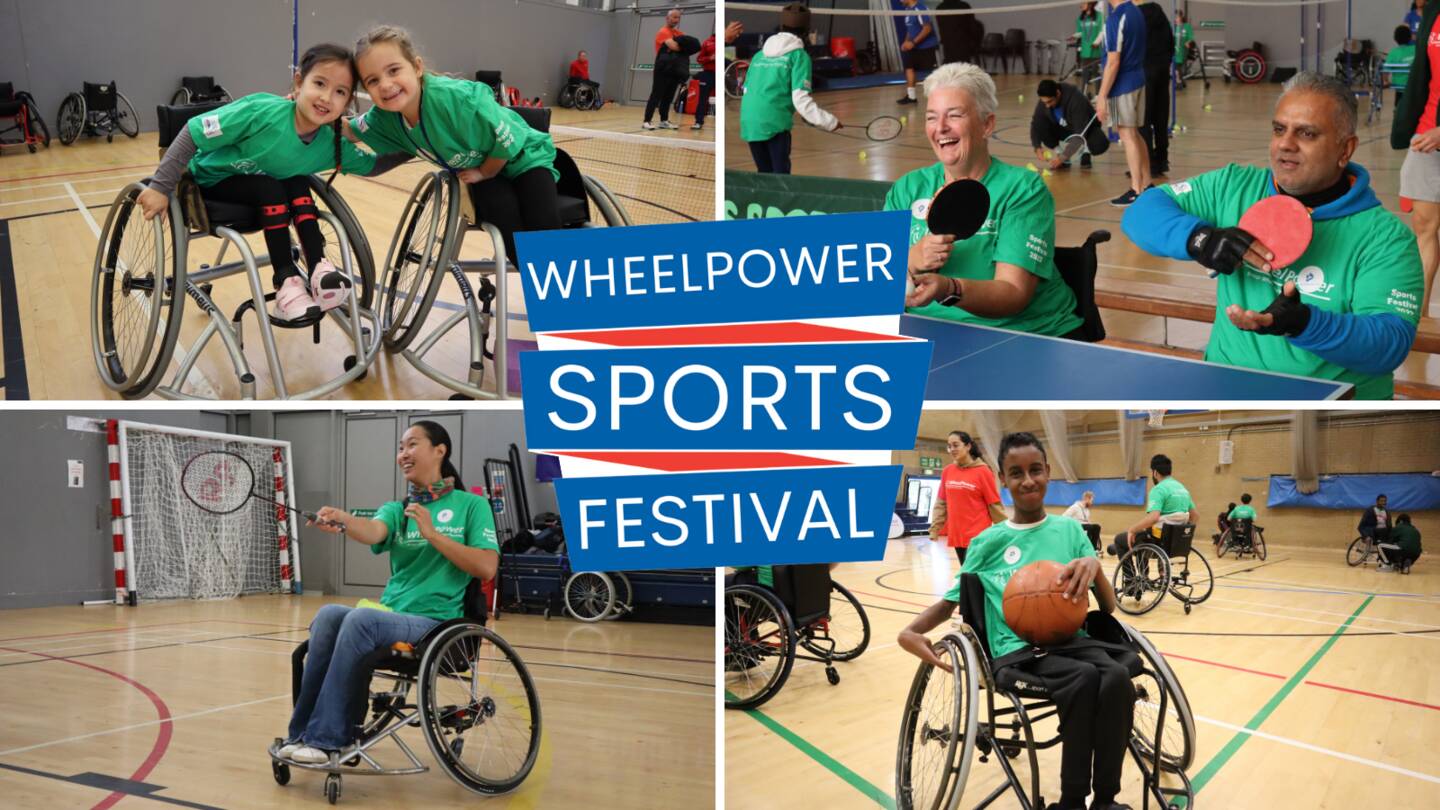 Participants at WheelPower Sports Festival London 