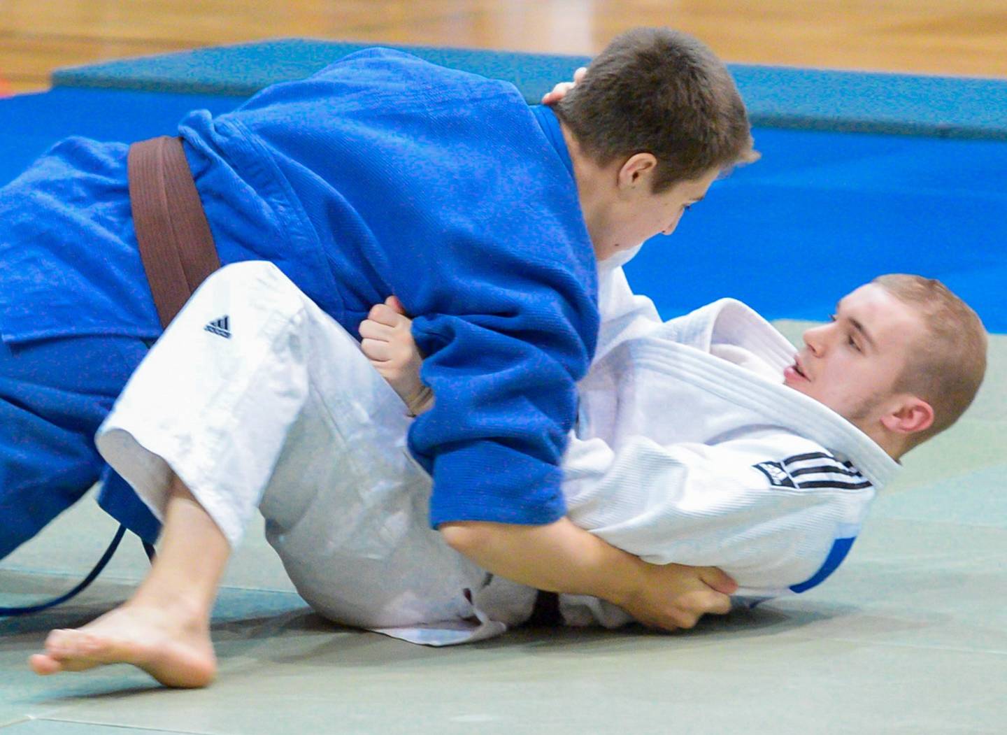 Connor playing Judo