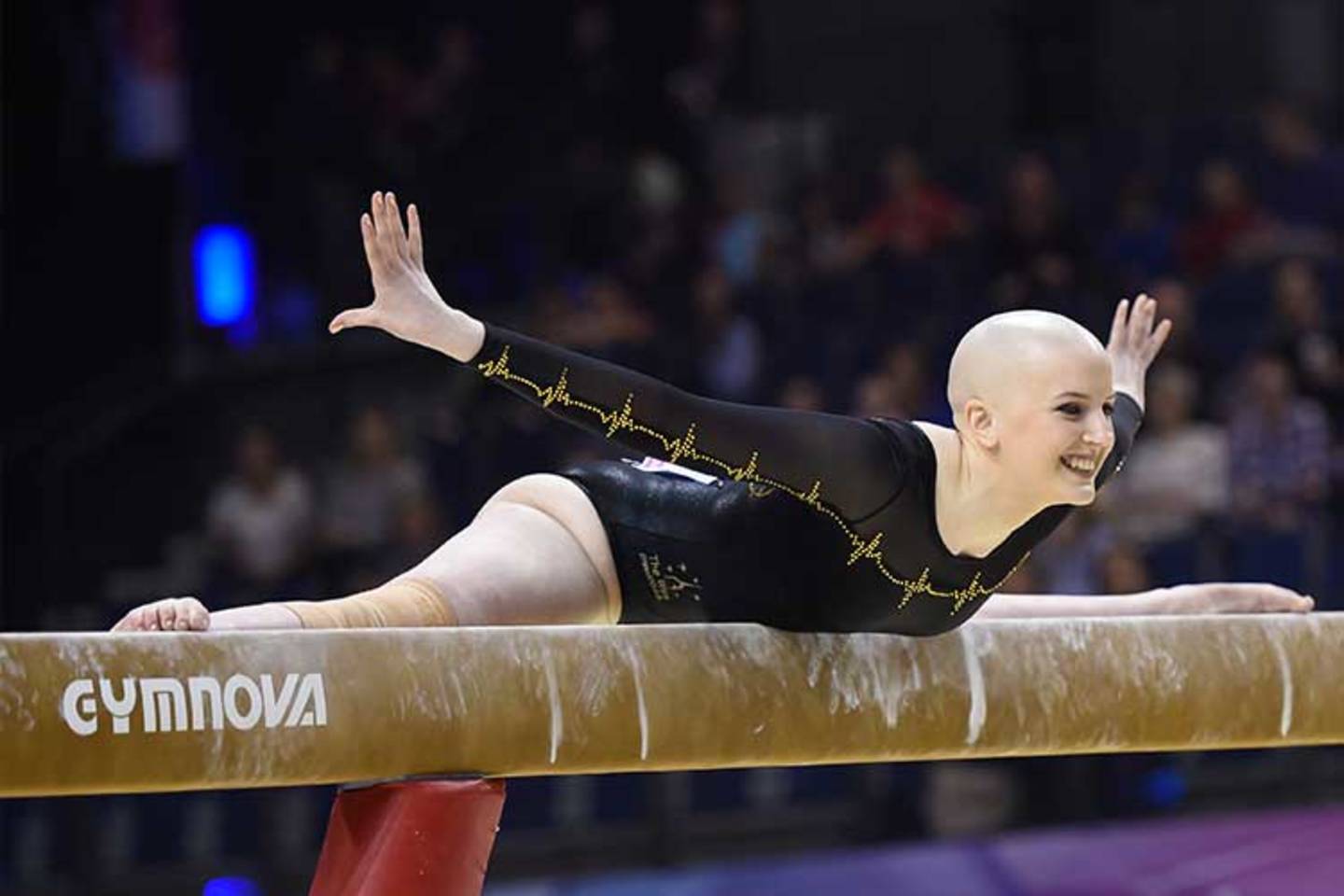 Natasha Coates on the beam