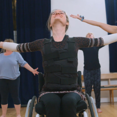 Hannah taking part in ballet