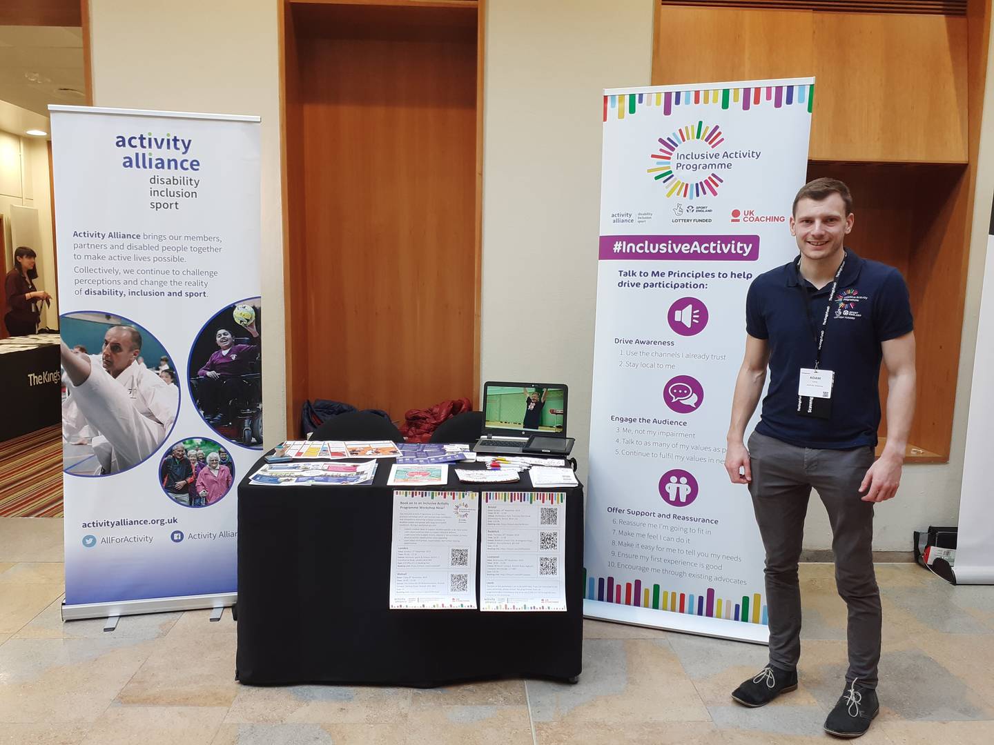 Programmes Officer, Adam Lever at Kings Fund conference