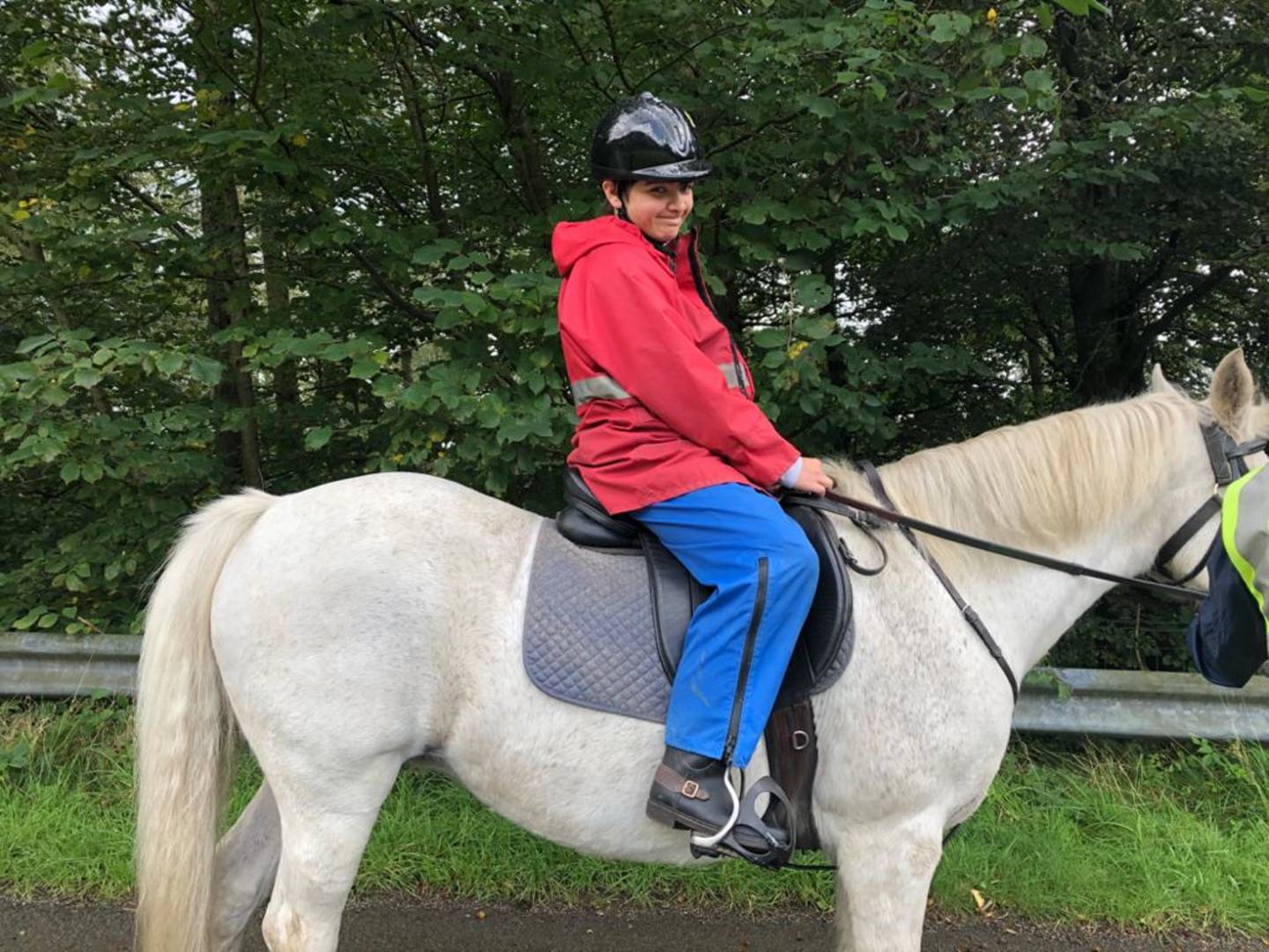 Alex horse riding 