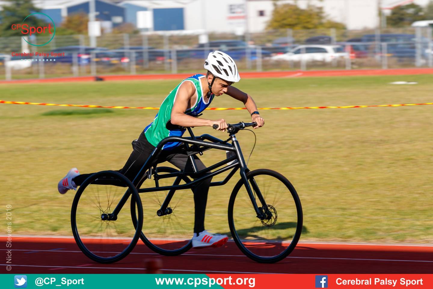 Young person RaceRunning on track