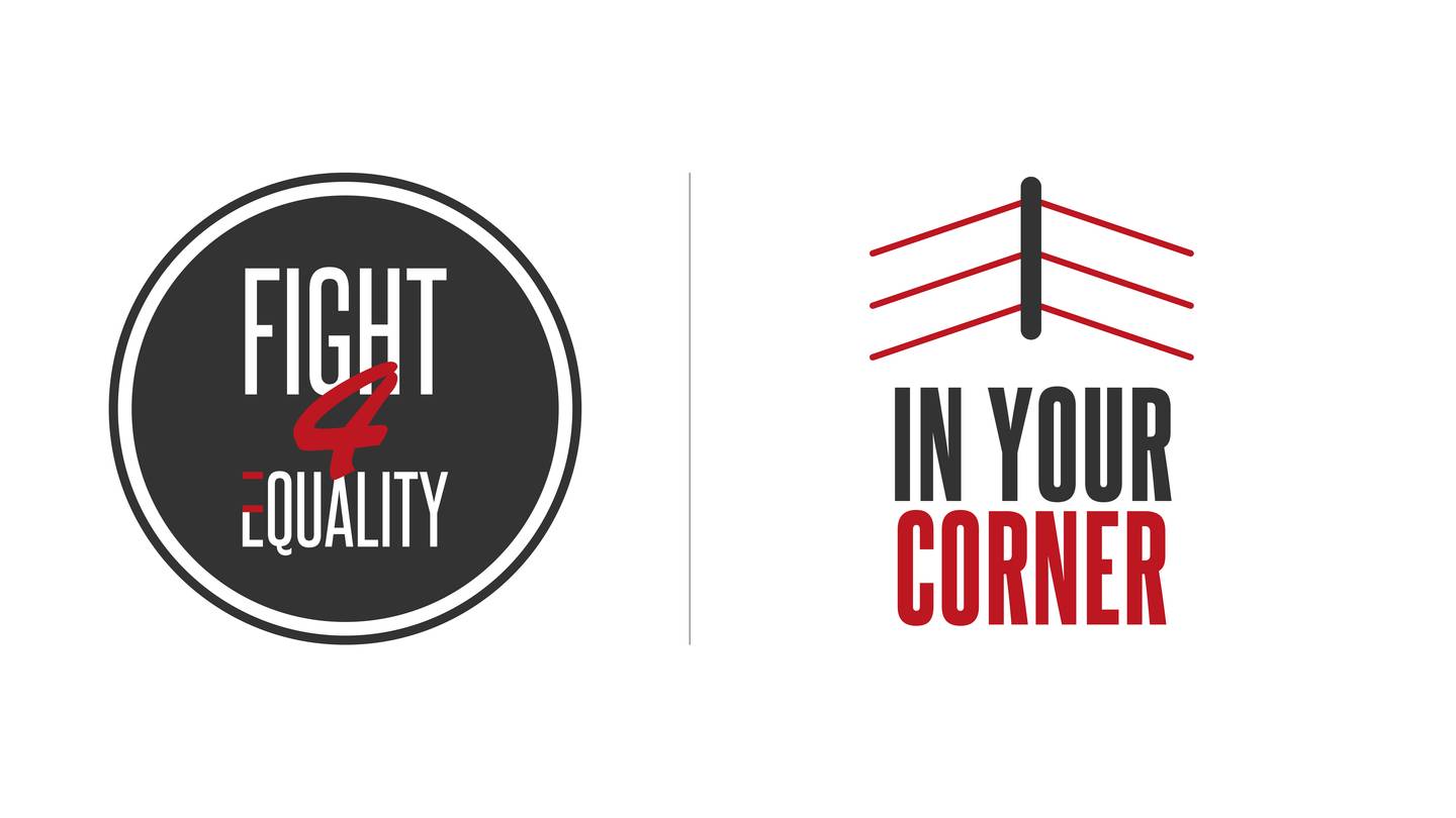British Kickboxing Council #Fight4Equality and #InYourCorner logos 