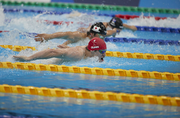 ParalympicsGB swimmer Reece Dunn 100m Butterfly S14