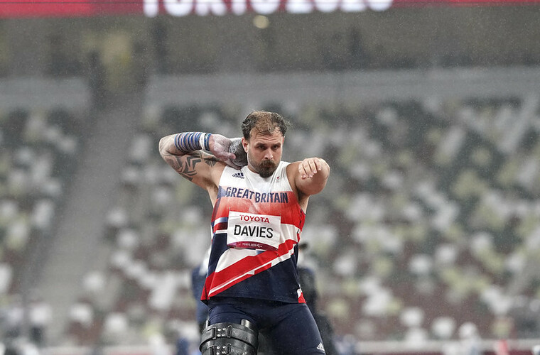 Aled Davies wins gold in Shot Put F42 at Tokyo 2020 Paralympic Games