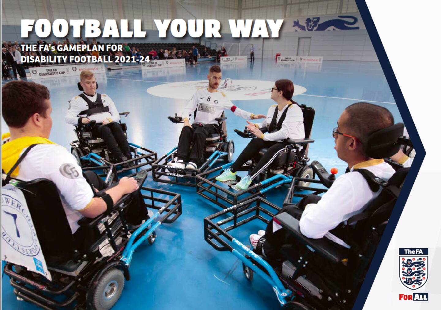 FA Football Your Way - Gameplan for disability football 2021-24 front cover