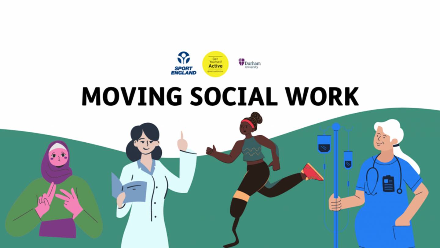 Illustration over different types of social workers