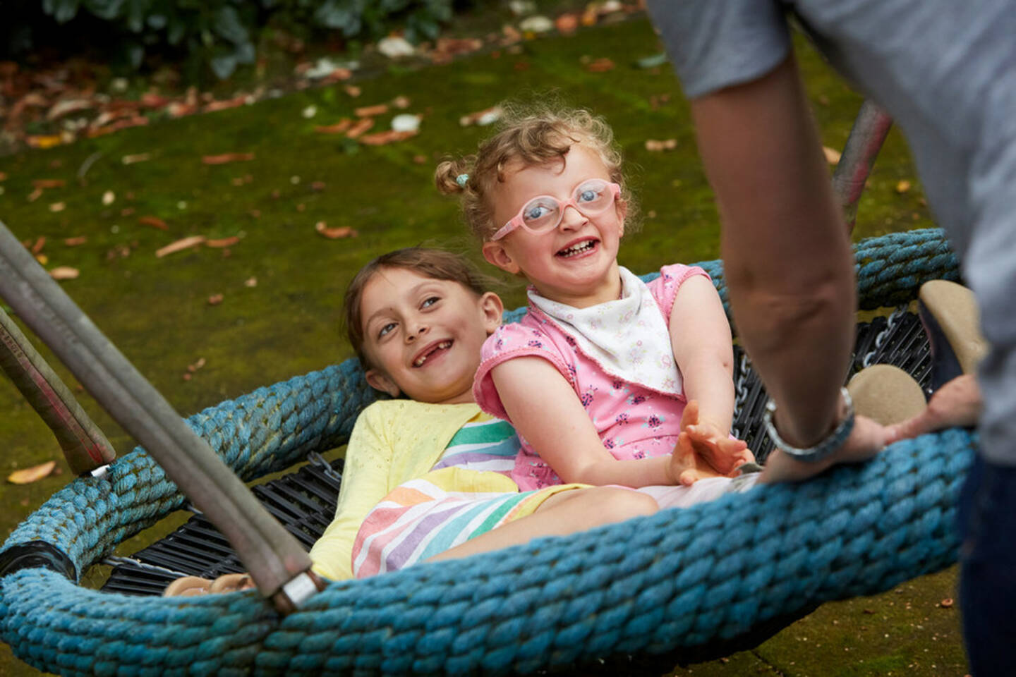 Girl on swing