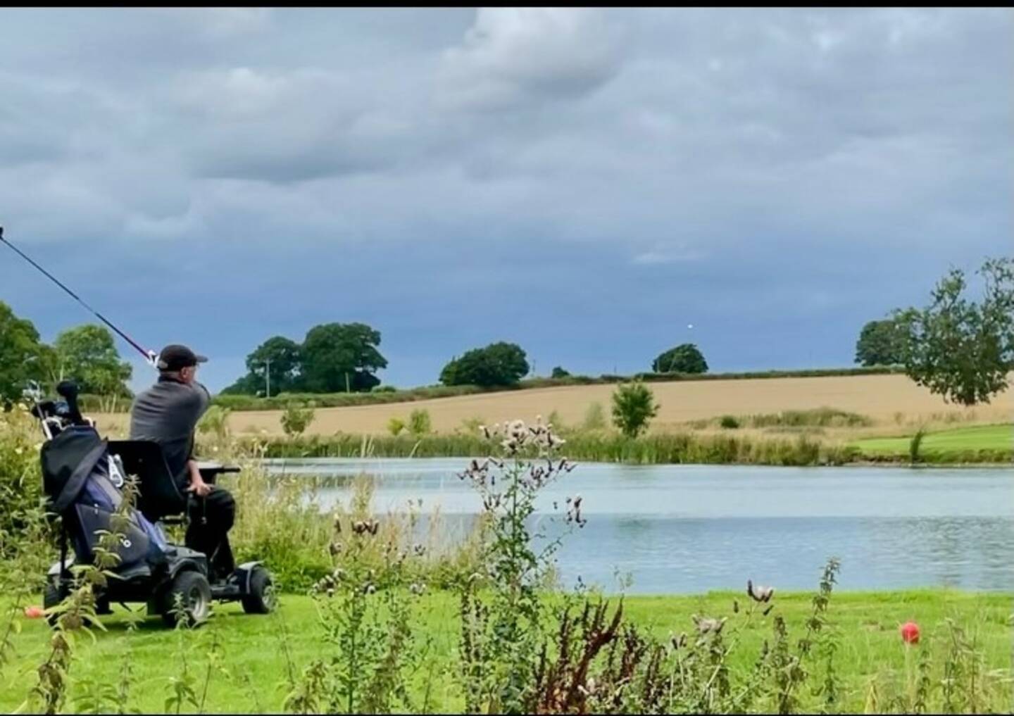 Greg Jackson playing golf 