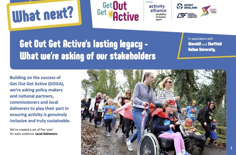 GOGAs lasting legacy C what we're asking of our stakeholders England Accessible v4